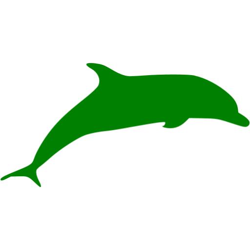 Green Dolphin Icon