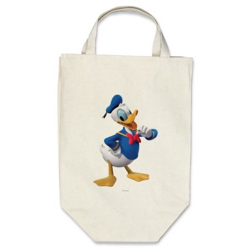 Donald Duck Arm Up Tote Bag Mickey And Friends