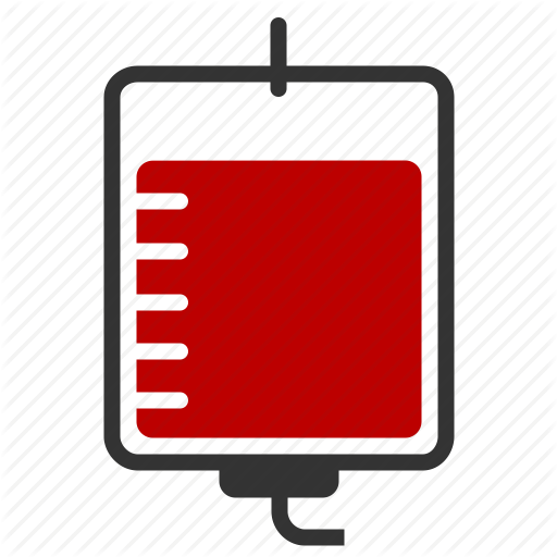 Blood, Donation, Injection, Transfusion Icon