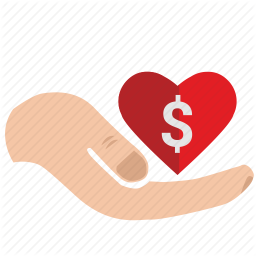 Charity, Dollar, Donate, Heart, Help, Mercy, Money, Usd Icon