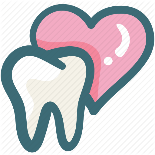 Care, Dental, Doodle, Heart, Love, Tooth Icon