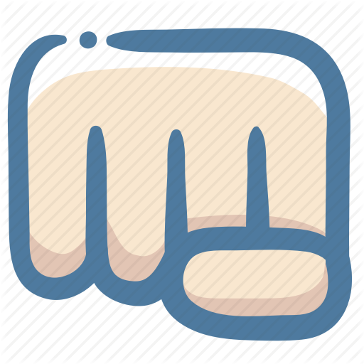 Doodle, Fight, Fighting, Fist, Hand, Hit, Punch Icon
