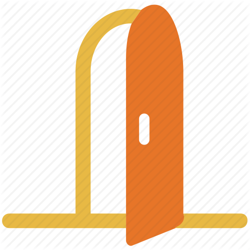 Door, Exit, House Door, Opened Door Icon