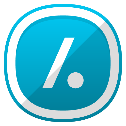 Slash Dot Icon Free Cute Shaded Social Iconset Designbolts