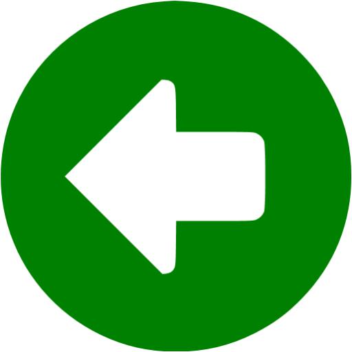 Green Left Circular Icon