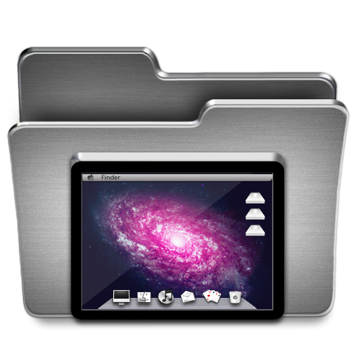 Desktop, Folder Icon Free Of Steel System Icons