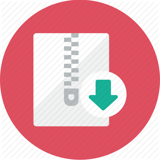 Download, Zip Icon