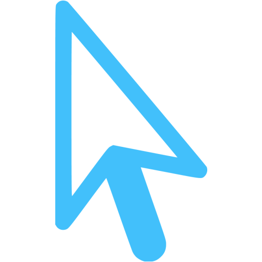 Caribbean Blue Cursor Icon