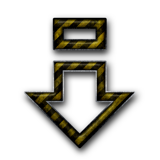 Eject Down Arrow Icon