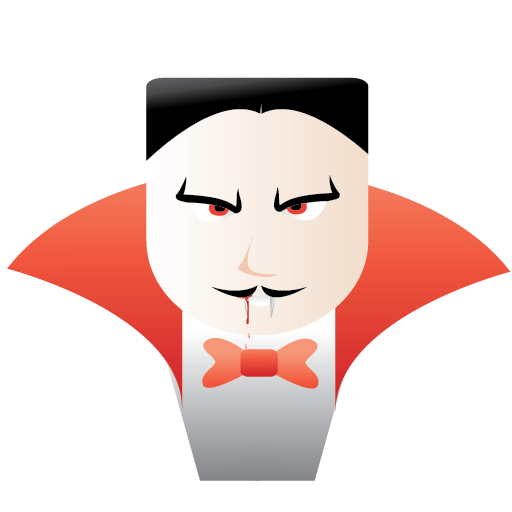Scary, Halloween, Dracula Icon