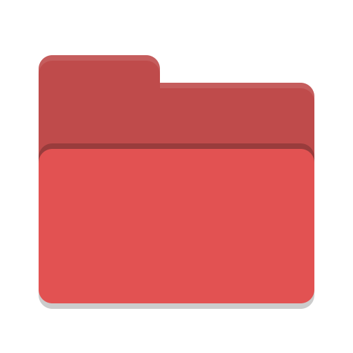 Folder Red Drag Accept Icon Papirus Places Iconset Papirus