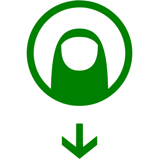Green Drag Down Icon