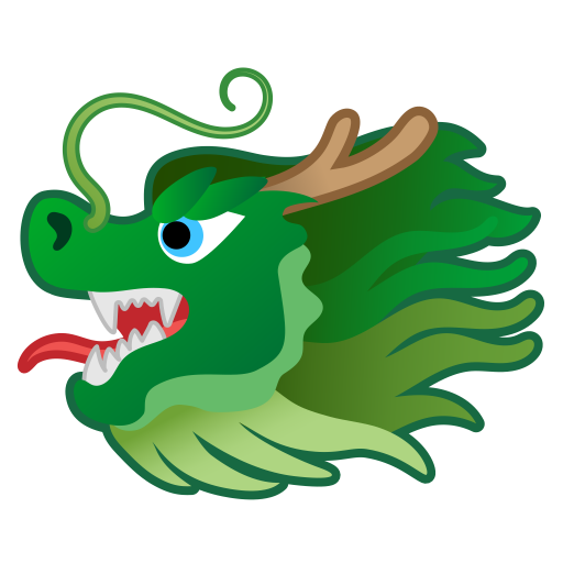 Dragon Face Icon Noto Emoji Animals Nature Iconset Google