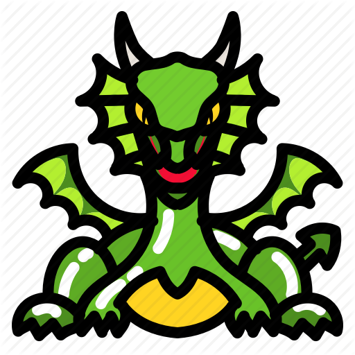 Dinosaur, Dragon, Fantasy, Fire, Monster Icon