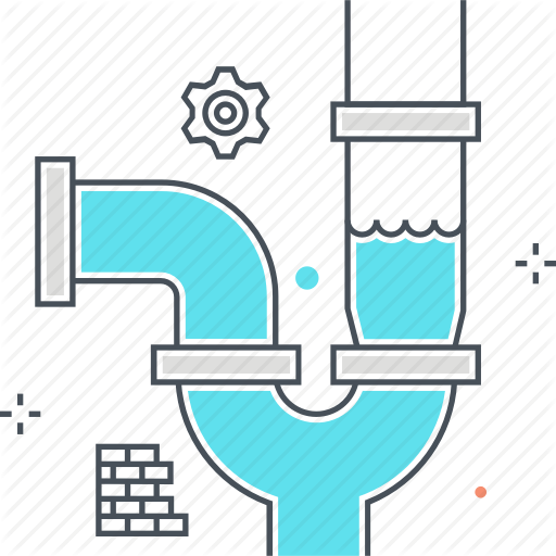 Drain, Fix, House, Pipe, Toilet, Water Icon