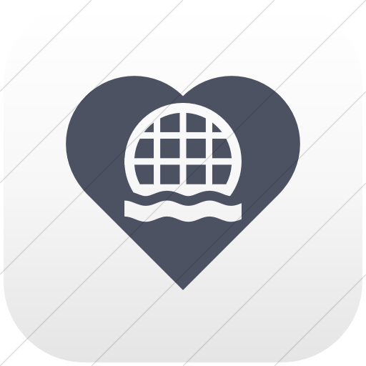 Flat Rounded Square Blue Gray On White Gradient