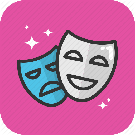 Cinema, Drama, Face Mask, Mask, Theater Mask Icon