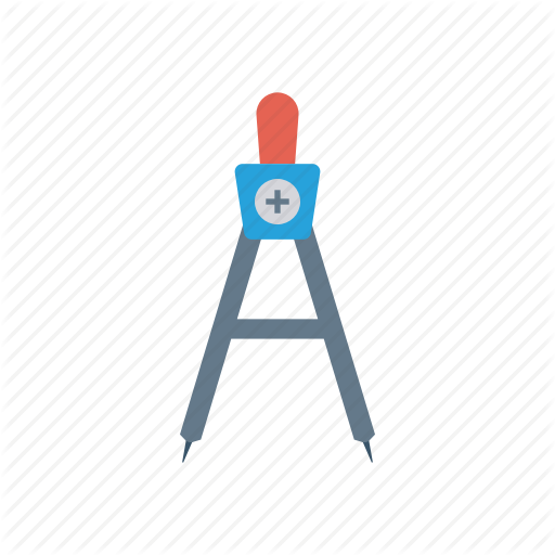 Compass, Drawing, Geometry, Measure Icon