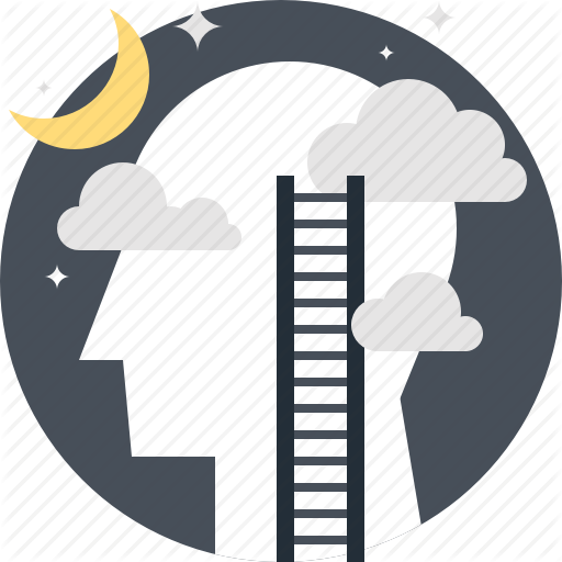 Dream, Head, Human, Imagination, Mind, Stars, Thinking Icon