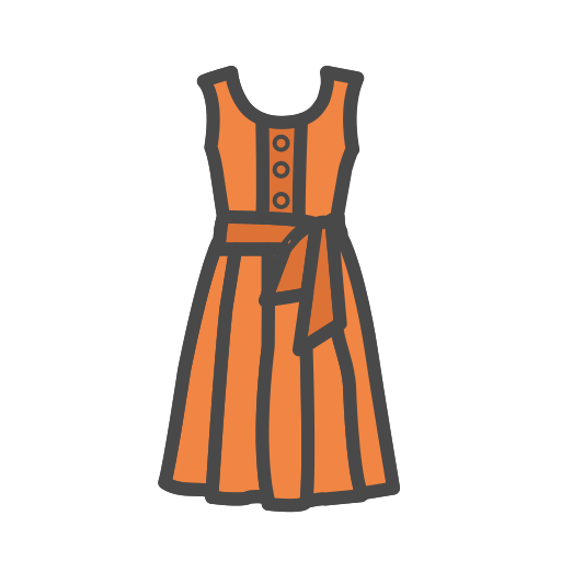 Tunic, Dress Icon Free Of Clothing Icons Fill Color