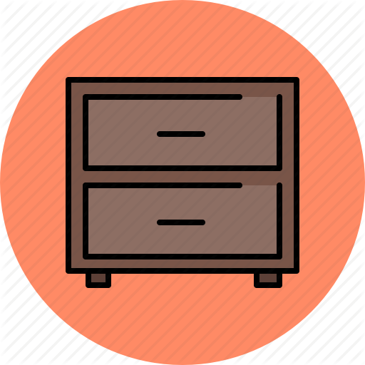 Drawers, Dresser, Furniture, Wooden Icon