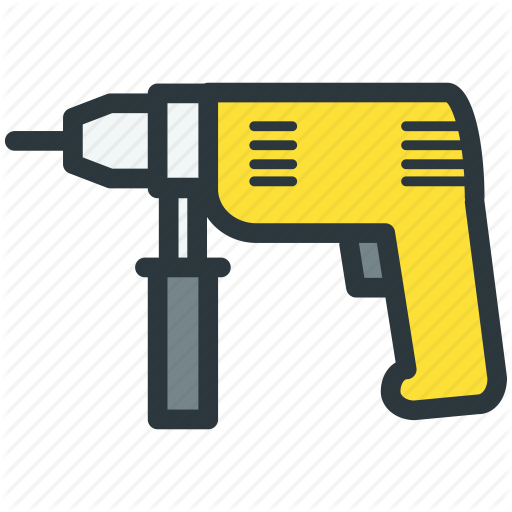 Drill, Drilling, Power Tools, Repair Icon