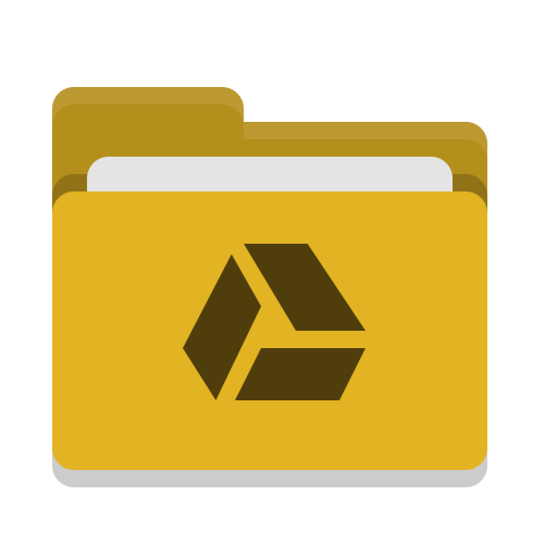 Folder, Yellow, Google, Drive Icon Free Of Papirus Places