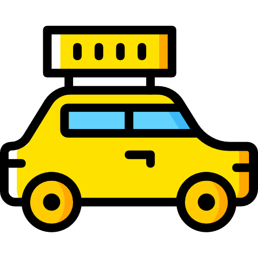 Transport, Vehicle, Taxi, Automobile, Car, Transportation Icon