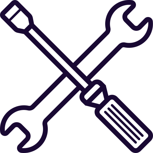 Driver, Mobile, Phone, Repair, Screw, Service, Wrench Icon Free
