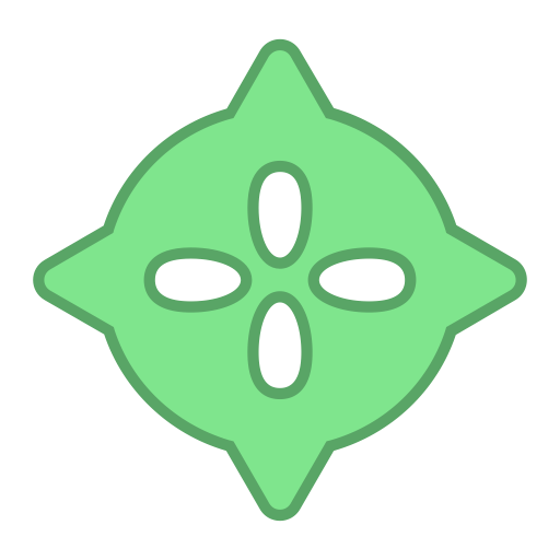 Green, Points, Droid, Virus, Round, Android, Bot Icon