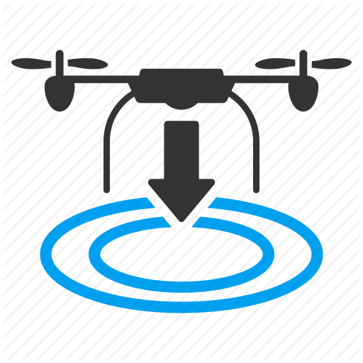 Arrival, Copter, Drone, Landing, Nanocopter, Quadcopter, Shipment Icon