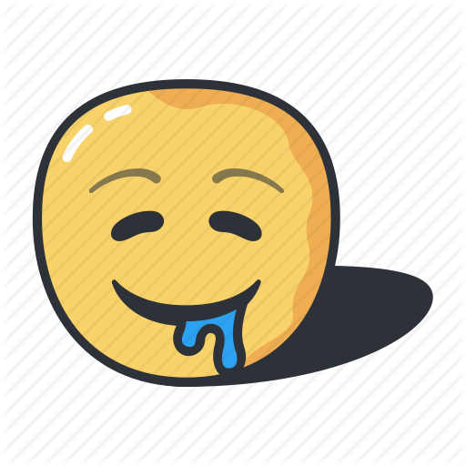 Drooling, Emoji, Emoticon, Emotion, Feeling Icon