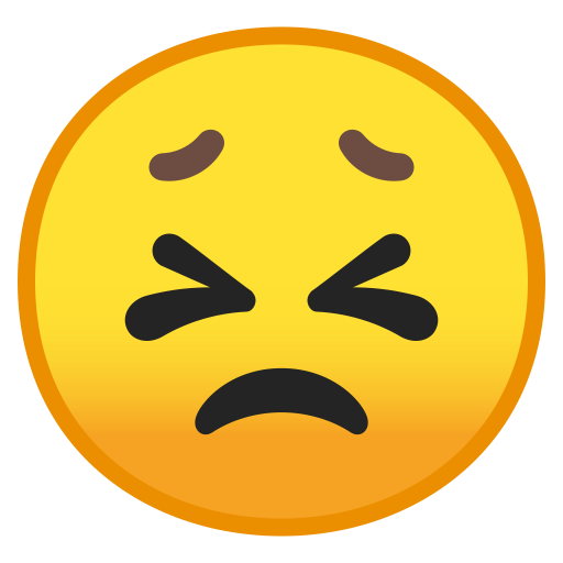 Persevering Face Icon Noto Emoji Smileys Iconset Google