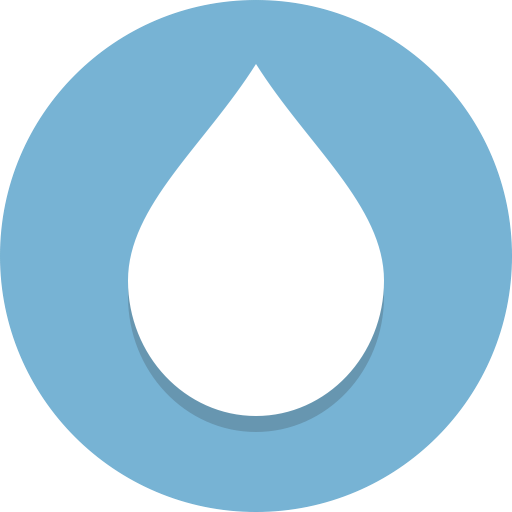 Water, Drop Icon