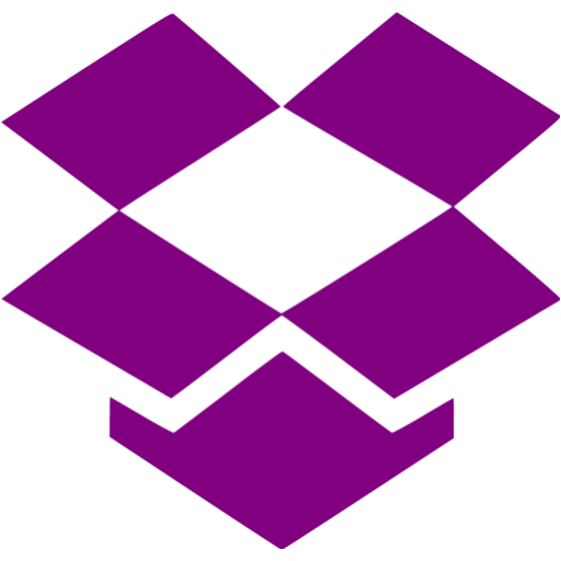 Purple Dropbox Icon