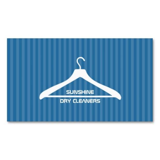 Dry Cleanerlaundry Business Card Dry Cleaning