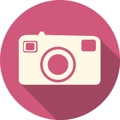Camera Icon Long Shadow Media Iconset Pelfusion