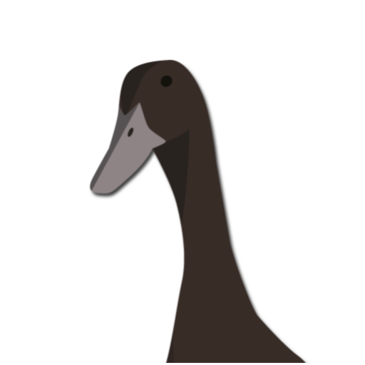 Cropped Duck Icon Black Belmont Acres Farm