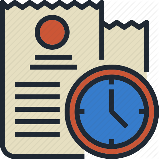 Bill, Date, Due, Payment, Time Icon