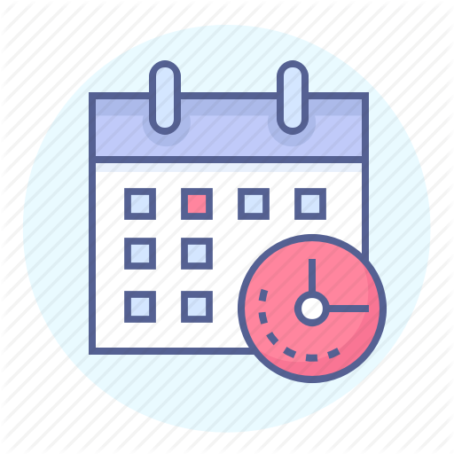 Calendar, Clock, Date, Deadline, Due Date, Schedule, Time Icon