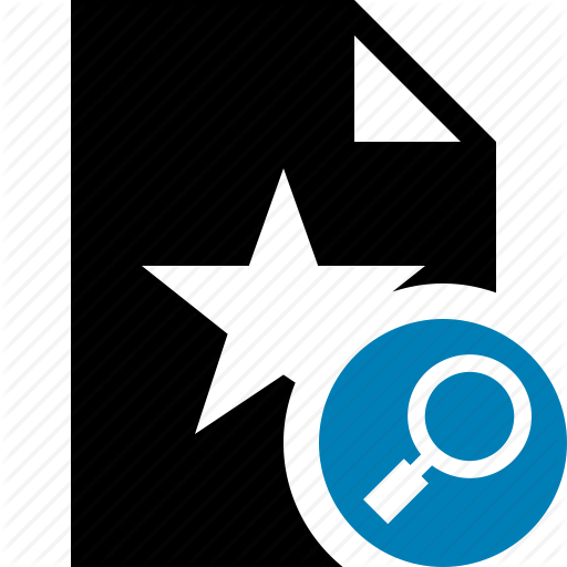 Document, Favorite, File, Search, Star Icon