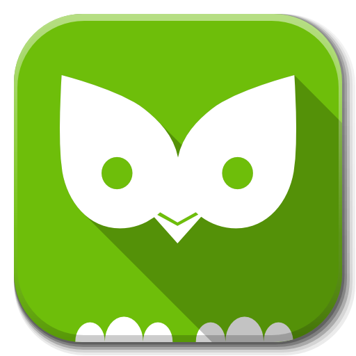 Apps Duolingo B Icon Flatwoken Iconset Alecive