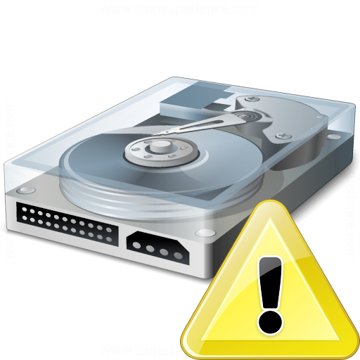 Iconexperience V Collection Hard Drive Warning Icon