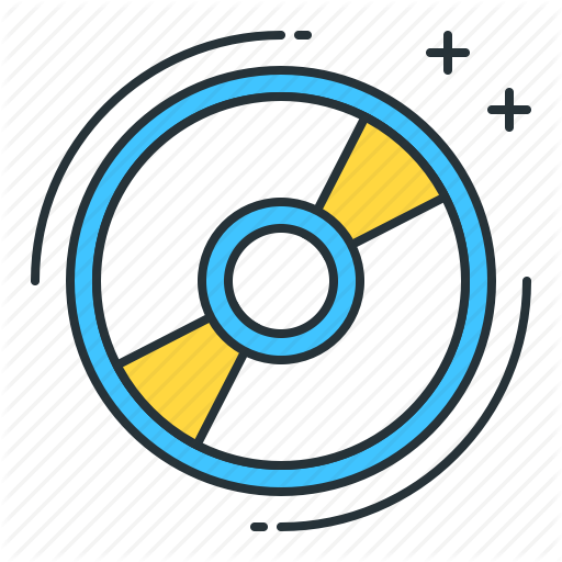 Bluray, Cd, Disc, Dvd Icon