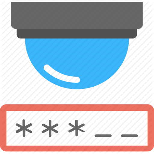 Cctv, Dvr Login, Password, Security System, Surveillance Icon