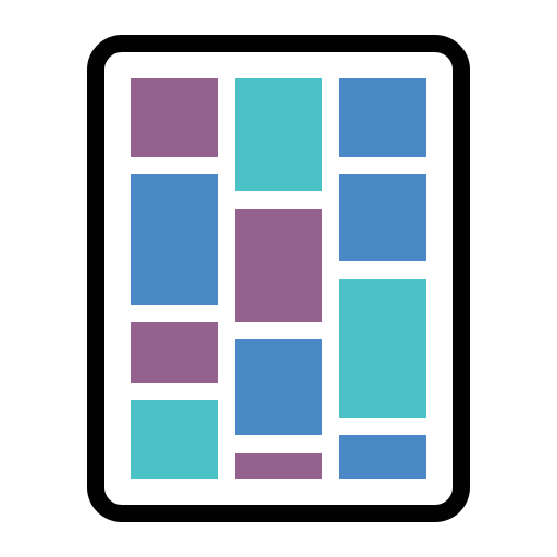 Dynamic, Grid Icon Free Of Responsive And Mobile