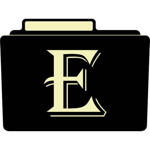 E Icon Alphabet Folder Iconset Aaron Sinuhe