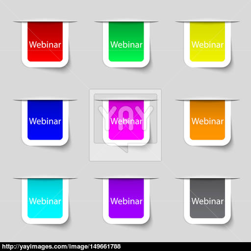 Webinar Web Camera Sign Icon Online Web Study Symbol Website E