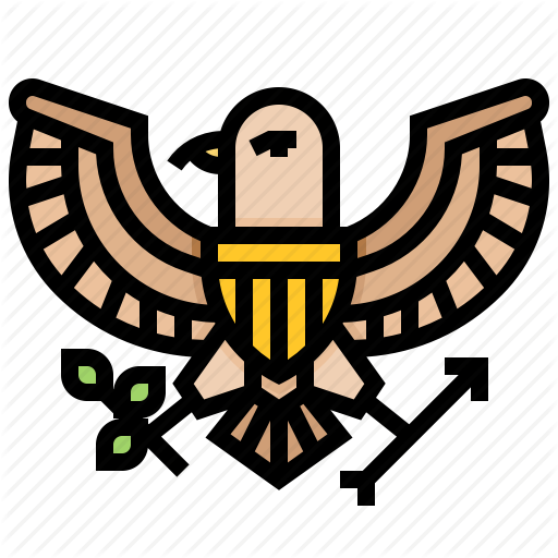 Eagle, Emblem, Majestic, Seal Icon