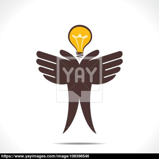 Save Energy Or Idea Concept Vector Vector
